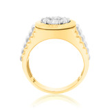 Photo of Emery 1 ct tw. Diamond Mens Band 10K Yellow Gold [BT621YM]