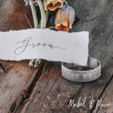 Photo of Gage 1/4 ct tw. Diamond Mens Band 14K White Gold [BT207WM]