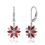 Photo of Snowfall 1 3/8 CT. T.W. Diamond Earring 14K White Gold [CE966W]