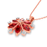 Photo of Snowfall 1 1/6 Carat T.W. Pendant 10K Rose Gold [CP966R]