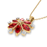 Photo of Snowfall 1 1/6 Carat T.W. Pendant 14K Yellow Gold [CP966Y]