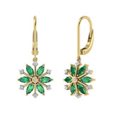 Photo of Snowfall 1 1/6 CT. T.W. Diamond Earring 10K Yellow Gold [CE967Y]