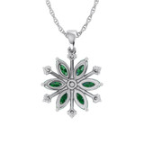 Photo of Snowfall 1 Carat T.W. Pendant 14K White Gold [CP967W]