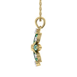Photo of Snowfall 1 Carat T.W. Pendant 14K Yellow Gold [CP967Y]