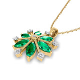 Photo of Snowfall 1 Carat T.W. Pendant 14K Yellow Gold [CP967Y]