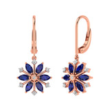 Photo of Snowfall 1 3/8 CT. T.W. Diamond Earring 14K Rose Gold [CE968R]