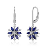 Photo of Snowfall 1 3/8 CT. T.W. Diamond Earring 10K White Gold [CE968W]