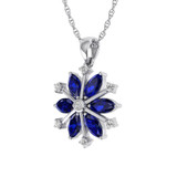 Photo of Snowfall 1 1/6 CT. T.W. Pendant 14K White Gold [CP968W]