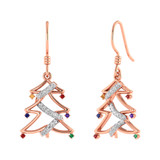 Photo of Festivity 1/6 Carat T.W. Diamond Earring 10K Rose Gold [CE969R]