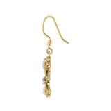 Photo of Festivity 1/6 CT. T.W. Diamond Multi Gemstone & Diamond Earring 10K Yellow Gold [CE969Y]