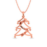 Photo of Festivity 1/6 CT. T.W. Pendant 10K Rose Gold [CP969R]
