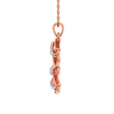 Photo of Festivity 1/6 CT. T.W. Pendant 14K Rose Gold [CP969R]