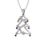 Photo of Festivity 1/6 CT. T.W. Pendant 14K White Gold [CP969W]