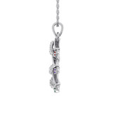 Photo of Festivity 1/6 CT. T.W. Pendant 14K White Gold [CP969W]