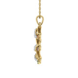 Photo of Festivity 1/6 CT. T.W. Pendant 10K Yellow Gold [CP969Y]