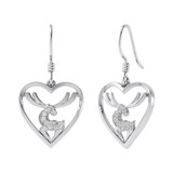 Photo of Caribou 1/8 Carat T.W. Diamond Earring 10K White Gold [CE971W]