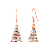 Photo of Fir 1/7 CT. T.W. Diamond Earring 10K Rose Gold [CE972R]