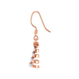 Photo of Fir 1/7 Carat T.W. Diamond Earring 14K Rose Gold [CE972R]