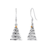 Photo of Fir 1/7 Carat T.W. Diamond Earring 14K White Gold [CE972W]