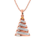 Photo of Fir 1/10 Carat T.W. Pendant 10K Rose Gold [CP972R]