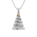 Photo of Fir 1/10 CT. T.W. Pendant 14K White Gold [CP972W]