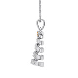 Photo of Fir 1/10 CT. T.W. Pendant 14K White Gold [CP972W]