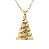 Photo of Fir 1/10 CT. T.W. Pendant 10K Yellow Gold [CP972Y]