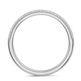 Photo of Harlowe 3/4 ct tw. Lab Grown Diamond Round Solitaire Bridal Set 14K White Gold [BT1402WL]