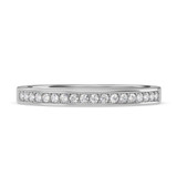 Photo of Marline 3/4 ct tw. Lab Grown Diamond Round Solitaire Bridal Set 10K White Gold [BT1404WL]