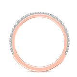 Photo of Kailani 1 1/2 ct tw. Lab Grown Diamond Round Solitaire Bridal Set 14K Rose Gold [BT1407RL]