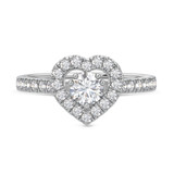 Photo of Kailani 1 1/2 ct tw. Lab Grown Diamond Round Solitaire Bridal Set 10K White Gold [BT1407WE-C000]