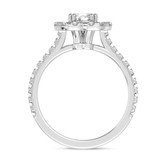 Photo of Kailani 1 1/2 ct tw. Lab Grown Diamond Round Solitaire Bridal Set 10K White Gold [BT1407WE-C000]