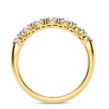 Photo of Oxley 1 1/8 ct tw. Lab Grown Diamond Wedding Band Set 14K Yellow Gold [BT1405YL]
