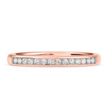 Photo of Samaria 1 1/10 ct tw. Lab Grown Diamond Wedding Band Set 10K Rose Gold [BT1409RL]