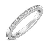 Photo of Samaria 1 1/10 ct tw. Lab Grown Diamond Wedding Band Set 10K White Gold [BT1409WL]
