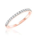 Photo of Dothan 3/4 ct tw. Lab Grown Diamond Wedding Band Set 14K Rose Gold [BT1414RL]