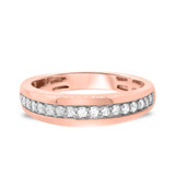 Photo of Dothan 3/4 ct tw. Lab Grown Diamond Wedding Band Set 14K Rose Gold [BT1414RM]