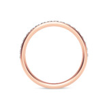 Photo of Gedel 1 1/2 ct tw. Lab Grown Diamond Wedding Band Set 10K Rose Gold [BT1415RL]