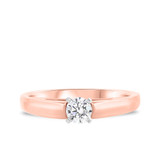 Photo of Jandi 1/2 ct tw. Lab Grown Diamond Round Solitaire Bridal Set 10K Rose Gold [BT1702RE-L045]