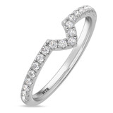 Photo of Adeola 3/4 ct tw. Lab Grown Diamond Wedding Band Set 14K White Gold [BT1418WL]