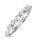 Photo of Oxley 1 1/10 ct tw. Lab Grown Diamond Same Sex Ladies Band Set 10K White Gold [BT1405WL]