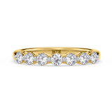 Photo of Oxley 1 1/10 ct tw. Lab Grown Diamond Same Sex Ladies Band Set 14K Yellow Gold [BT1405YL]