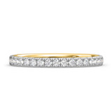 Photo of Kailani 7/8 ct tw. Lab Grown Diamond Same Sex Ladies Band Set 14K Yellow Gold [BT1407YL]