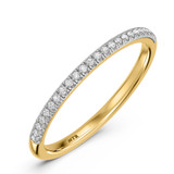 Photo of Harlowe 1/8 ct tw. Lab Grown Diamond Ladies Band 14K Yellow Gold [BT1402YL]