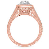 Photo of Kadia 1 ct tw. Lab Grown Diamond Round Solitaire Engagement Ring 14K Rose Gold [BT1403RE-C000]