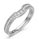Photo of Kadia 1/4 ct tw. Lab Grown Diamond Ladies Band 14K White Gold [BT1403WL]