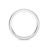 Photo of Nikau 3/8 ct tw. Lab Grown Diamond Same Sex Ladies Band Set 14K White Solid Gold [BT1411WL]