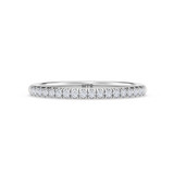 Photo of Nikau 3/8 ct tw. Lab Grown Diamond Same Sex Ladies Band Set 14K White Solid Gold [BT1411WL]