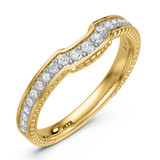 Photo of Kadia 1/4 ct tw. Lab Grown Diamond Ladies Band 10K Yellow Gold [BT1403YL]