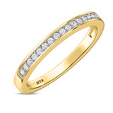 Photo of Marline 1/5 ct tw. Lab Grown Diamond Ladies Band 10K Yellow Gold [BT1404YL]